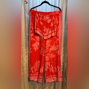 Sienna Sky Pink and Orange Floral Lounge Set